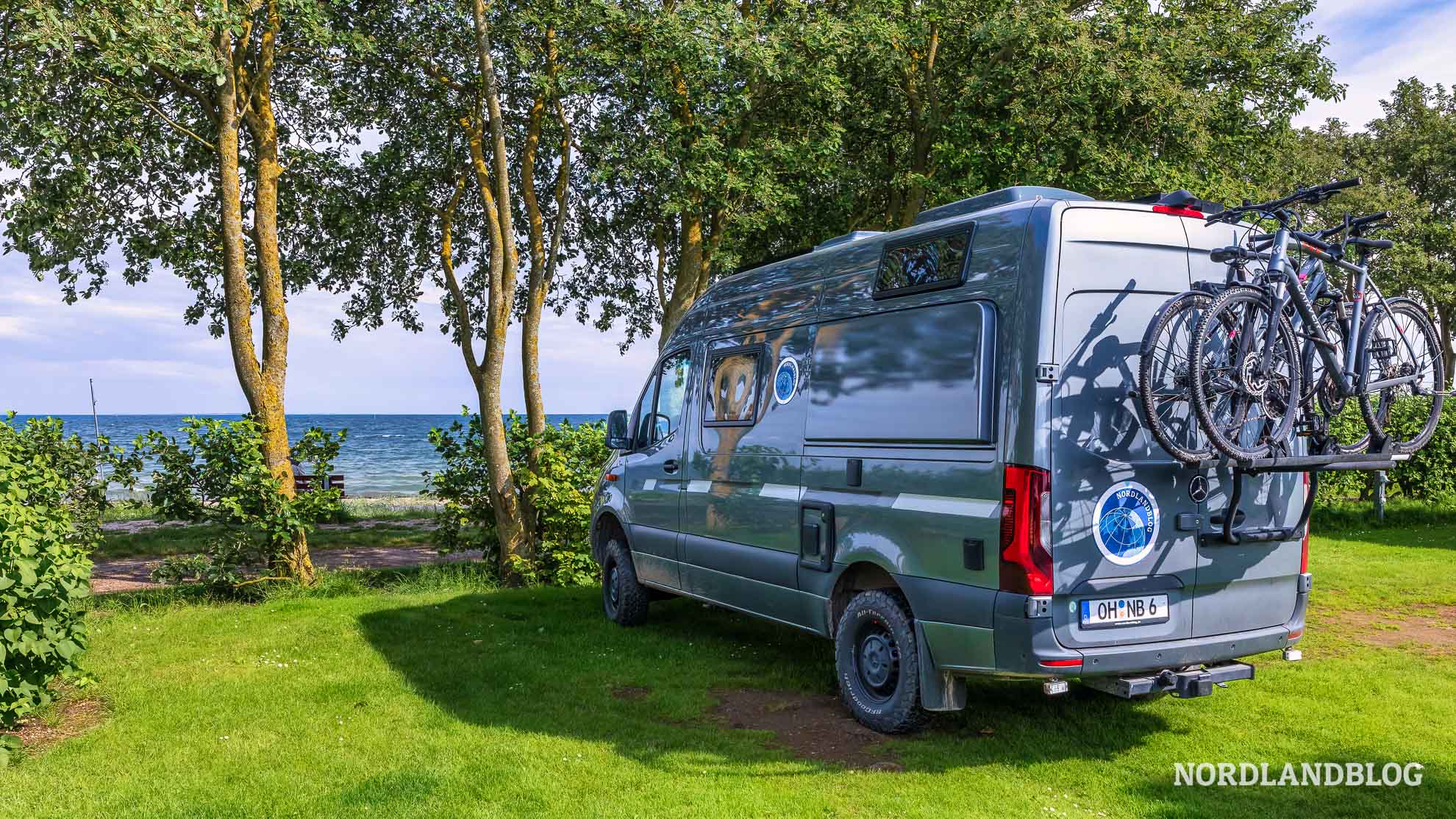 Stellplatz Gammelbo Camping, Wohnmobilreise in Sueddaenemark