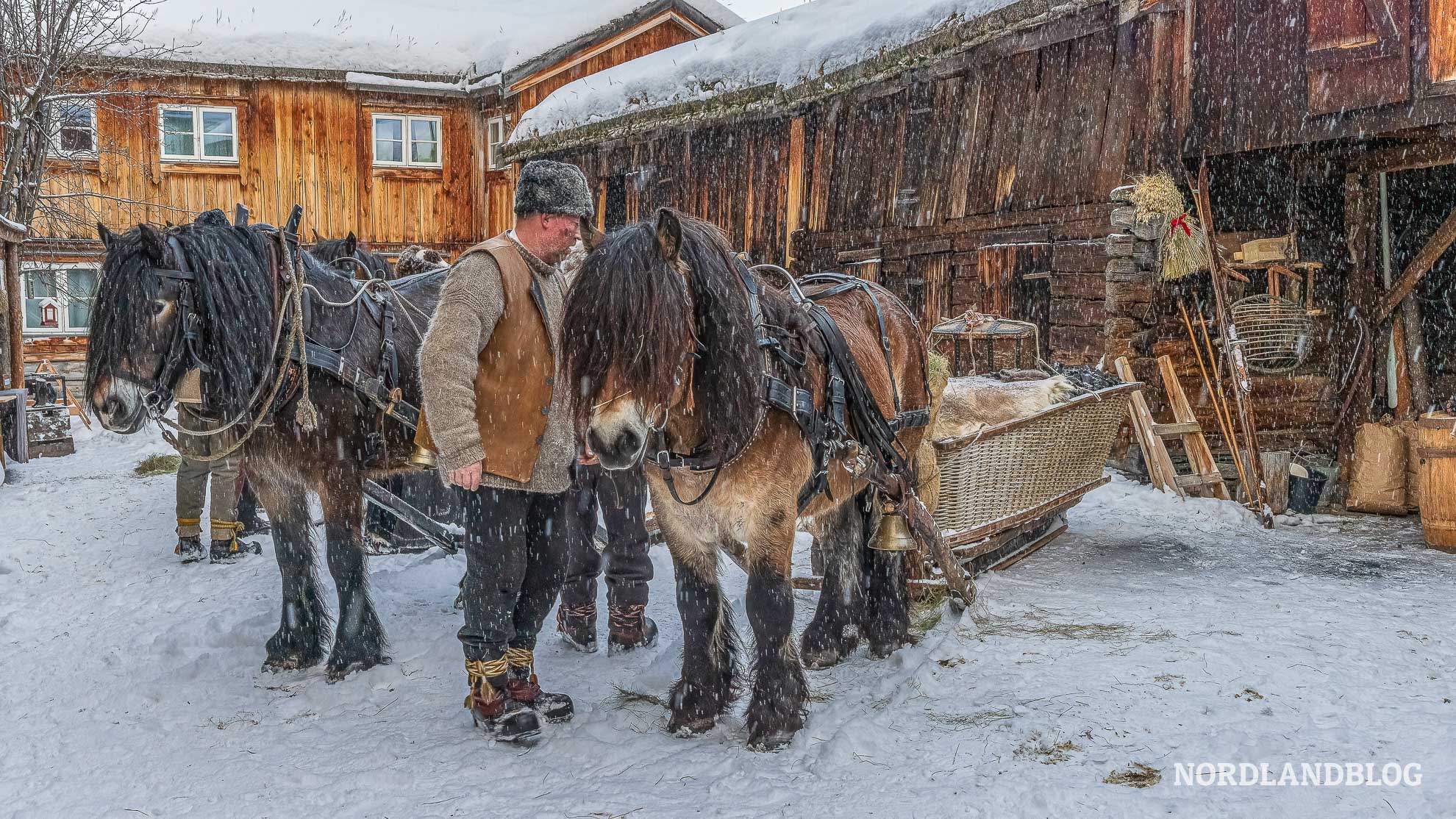 Alter Hof Roros - Winterziele in Skandinavien mit Wohnmobil