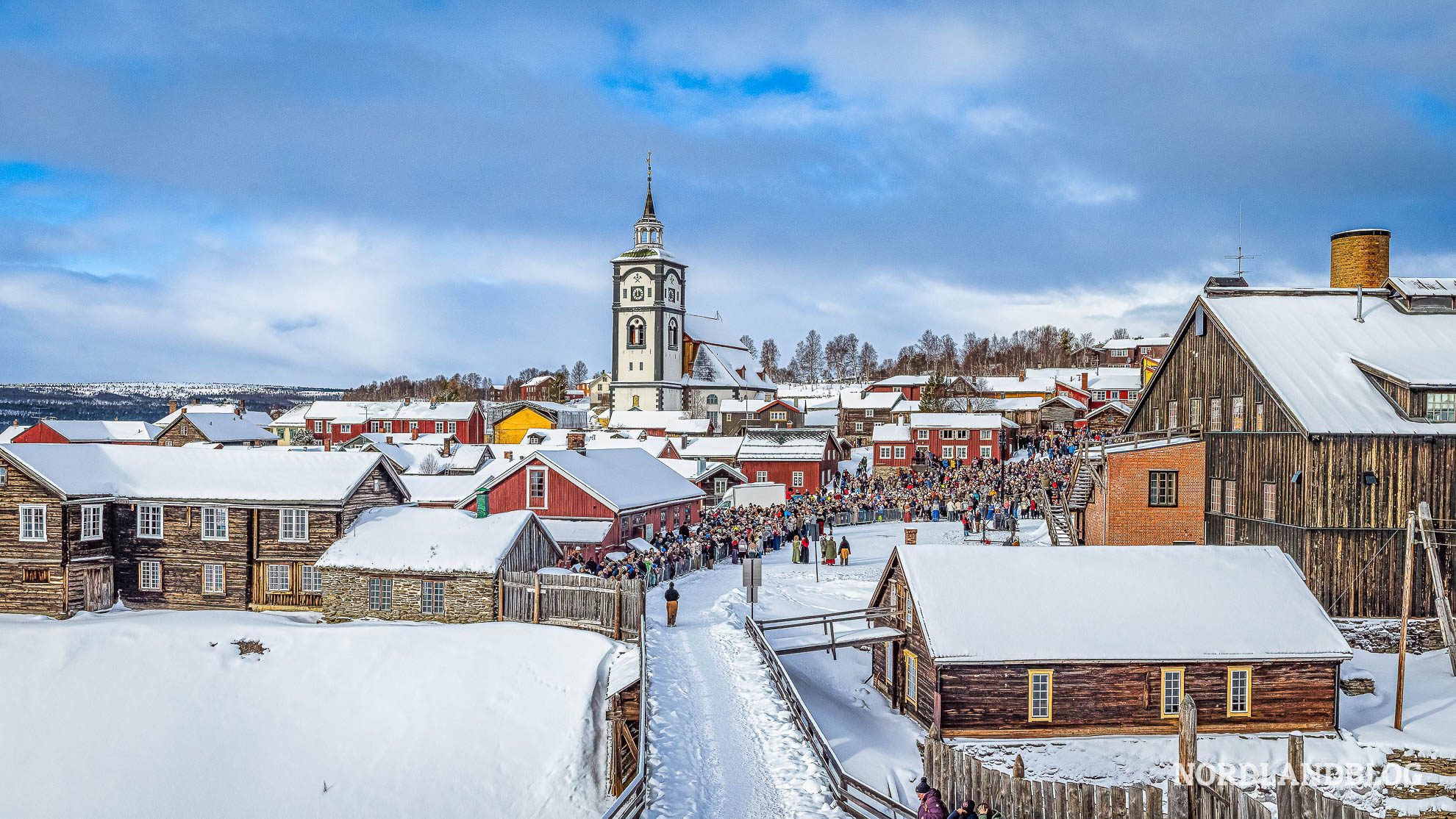 Bergbaustadt Roros - Winterziele in Skandinavien mit Wohnmobil
