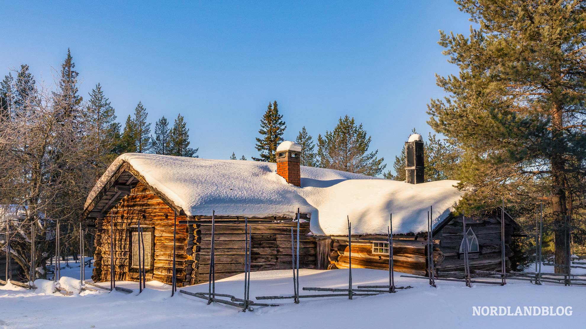 Illustration Winterziele Skandinavien Femundsmarka Norwegen