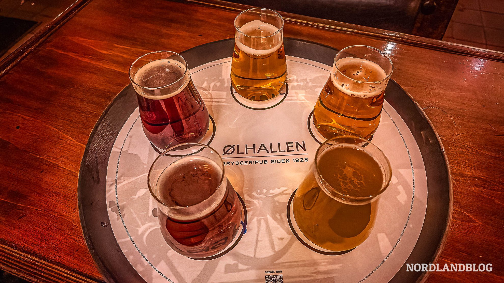Biertest in den Olhallen von Tromso