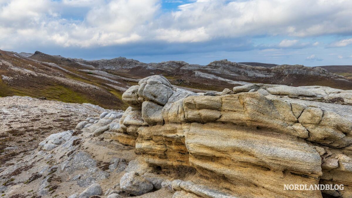 Dukfjell Kalkstein Highlights Nordkap Norwegen