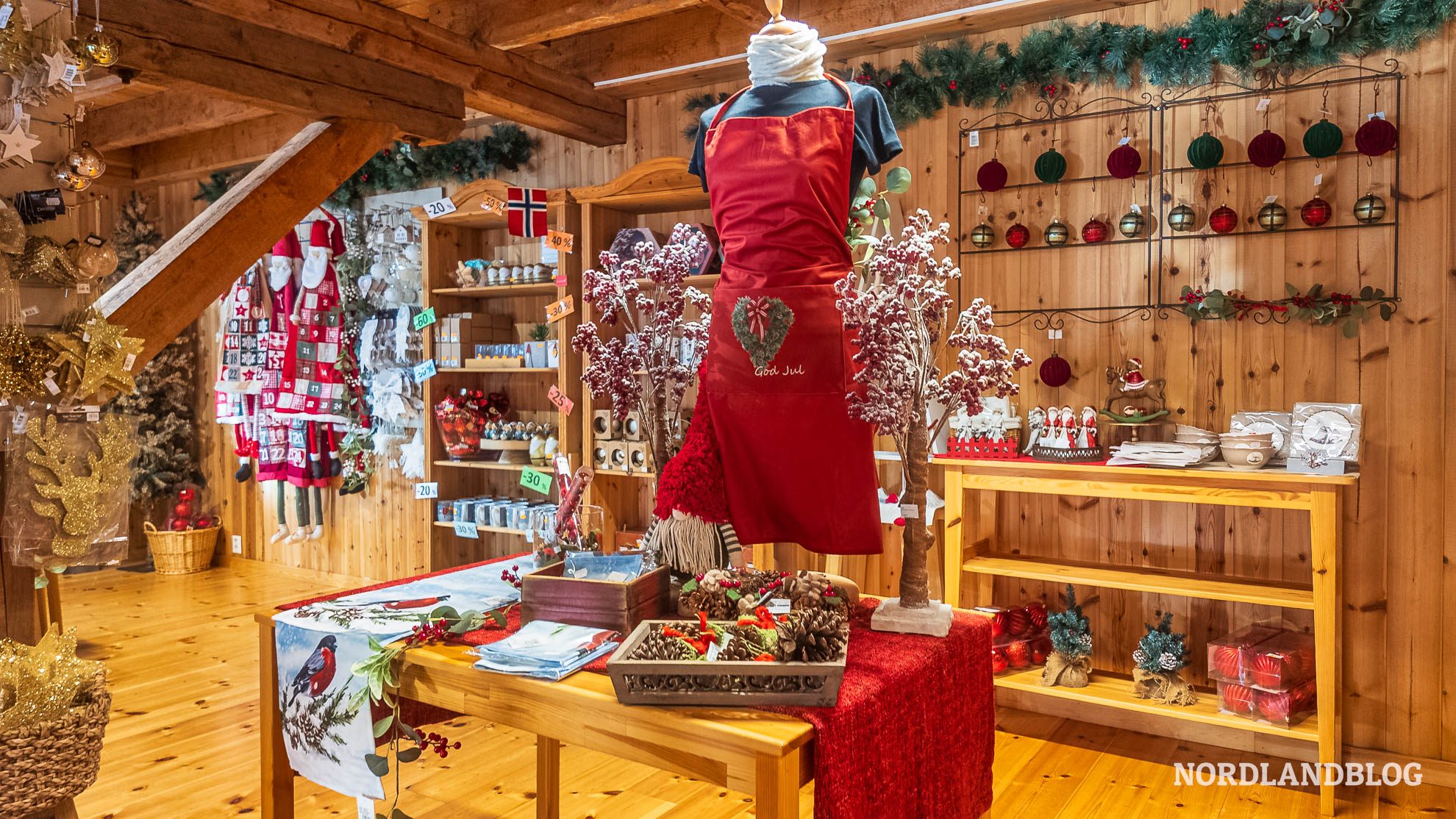 Weihnachtsladen Honningsvag Nordkap Mageroya