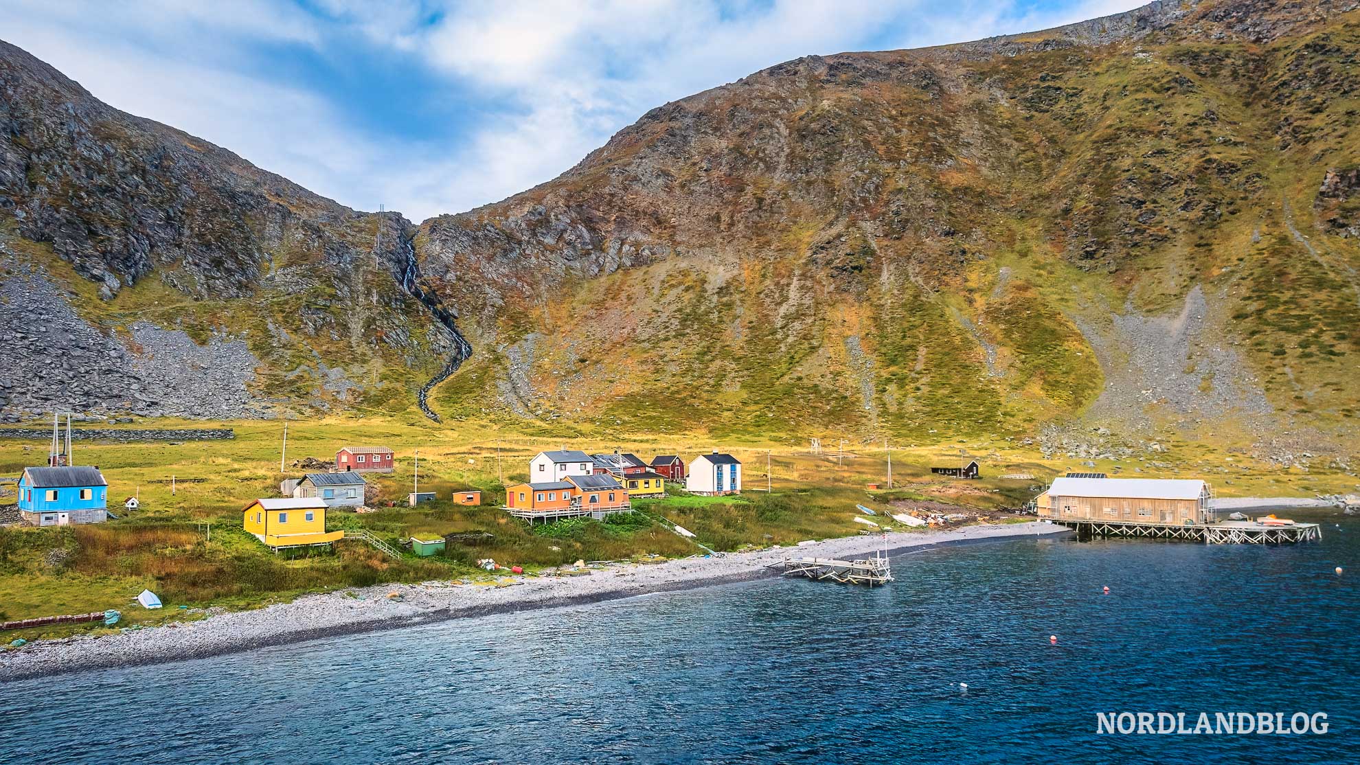 Kjelvik Drohne Honningsvag Highlights Nordkap Norwegen