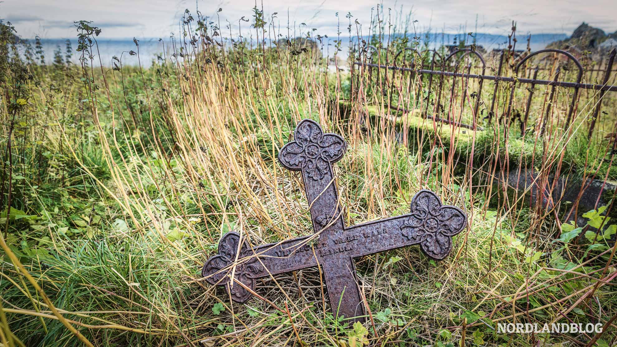 Kjelvik Friedhof Honningsvag Highlights Nordkap Norwegen