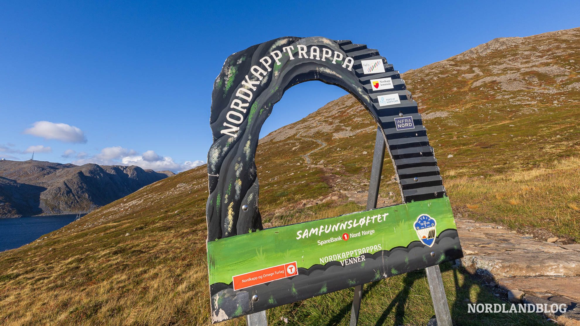 Nordkapptrappa Mageroya Highlights Nordkap Norwegen