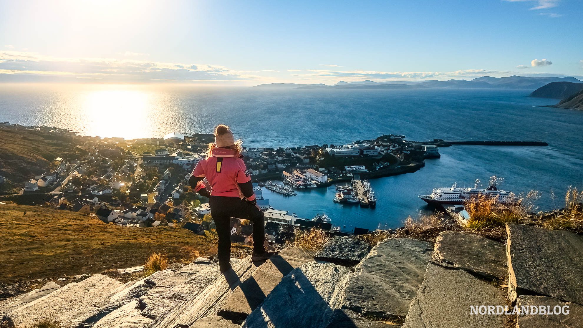 Nordkap-Treppe Highlight Honningsvag Nordnorwegen