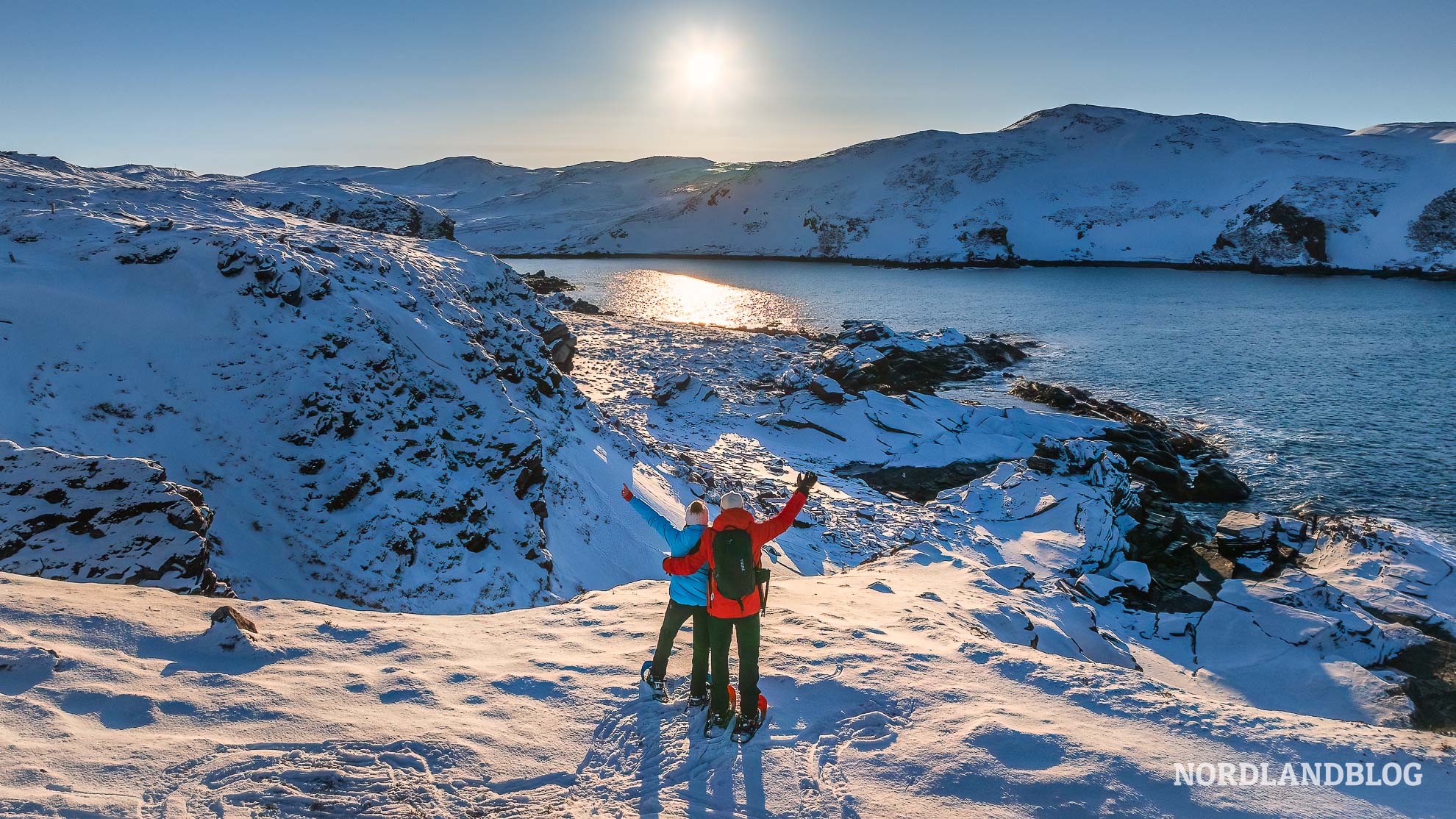 Schneeschuhwanderung, Highlights Nordkap Norwegen