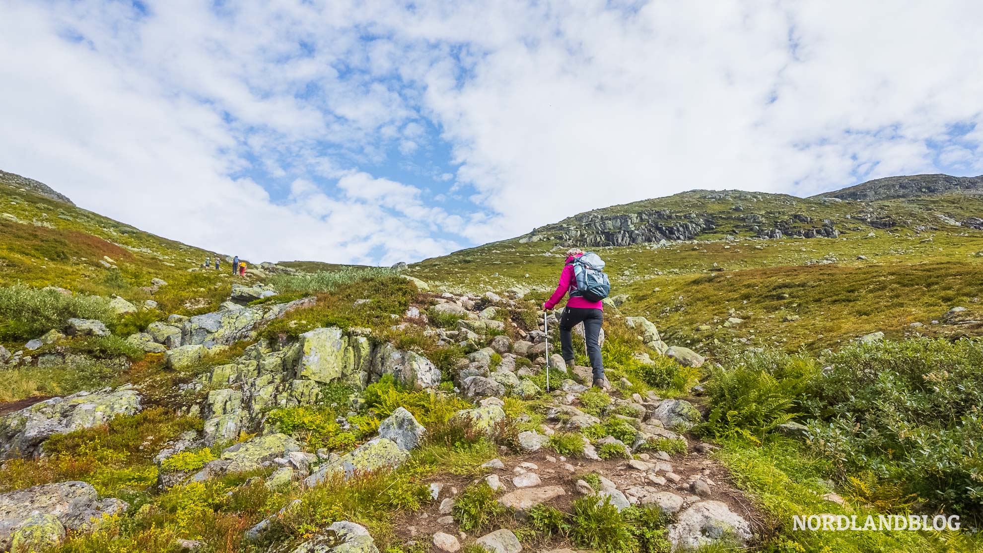 Slettedalen-Anstieg-Wanderung-Bakkanosi-Norwegen