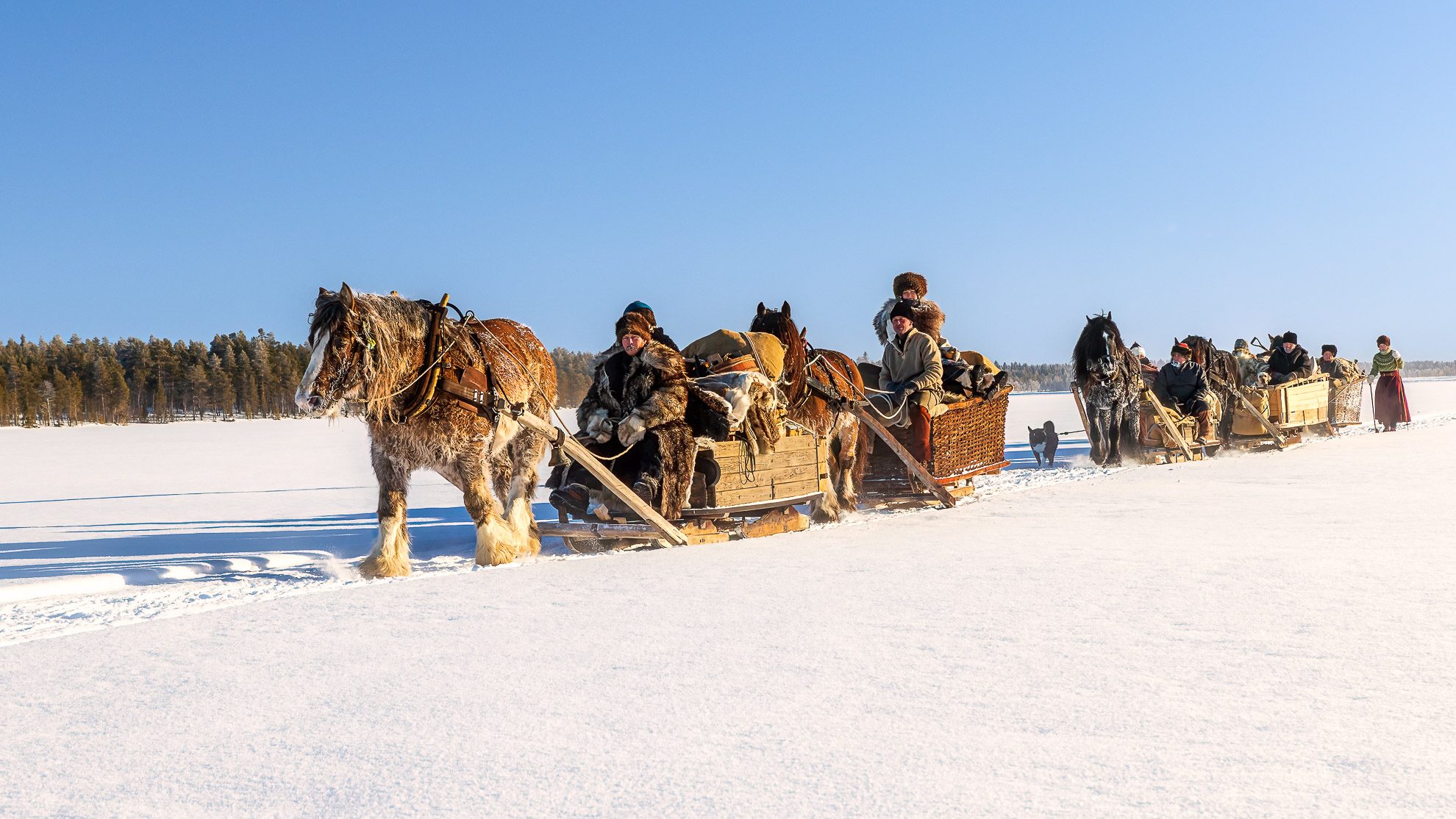 Titelbild Wintermarkt in Roros, Rorosmartnan mit dem Wohnmobil