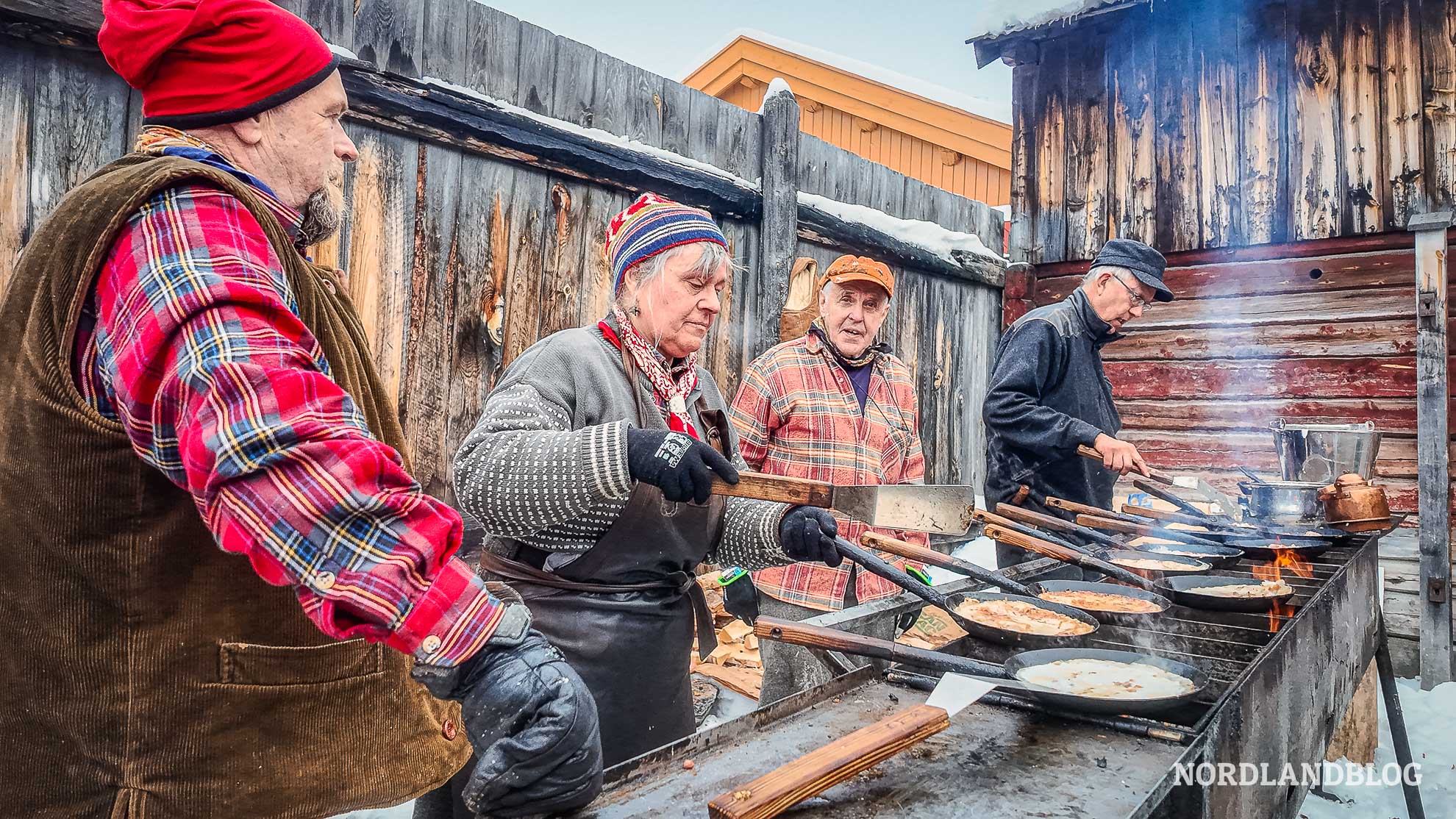 Zubereitung der leckeren Kolbulle beim Rorosmartnan
