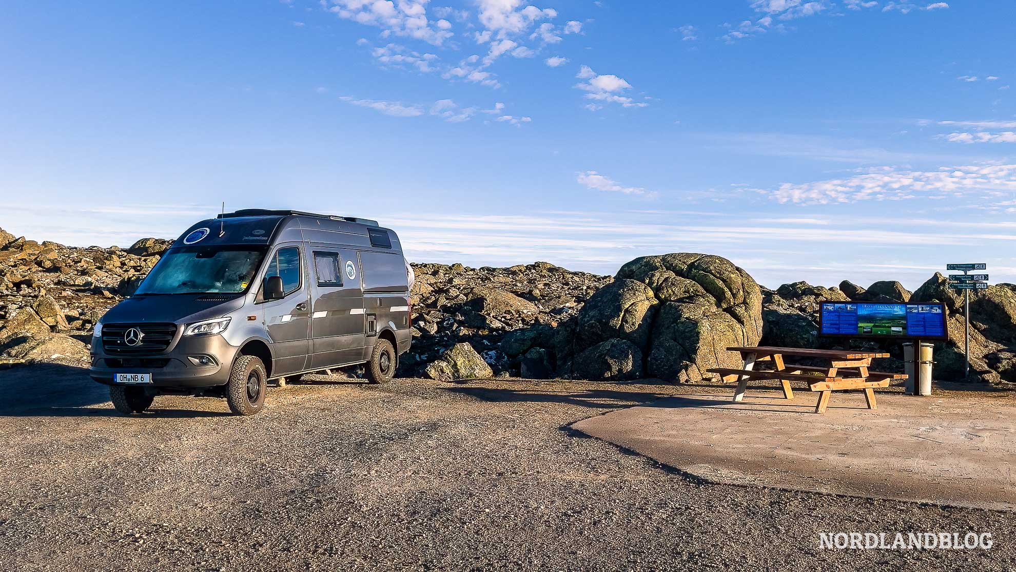 Stellplatz Tronfjellet Norwegen