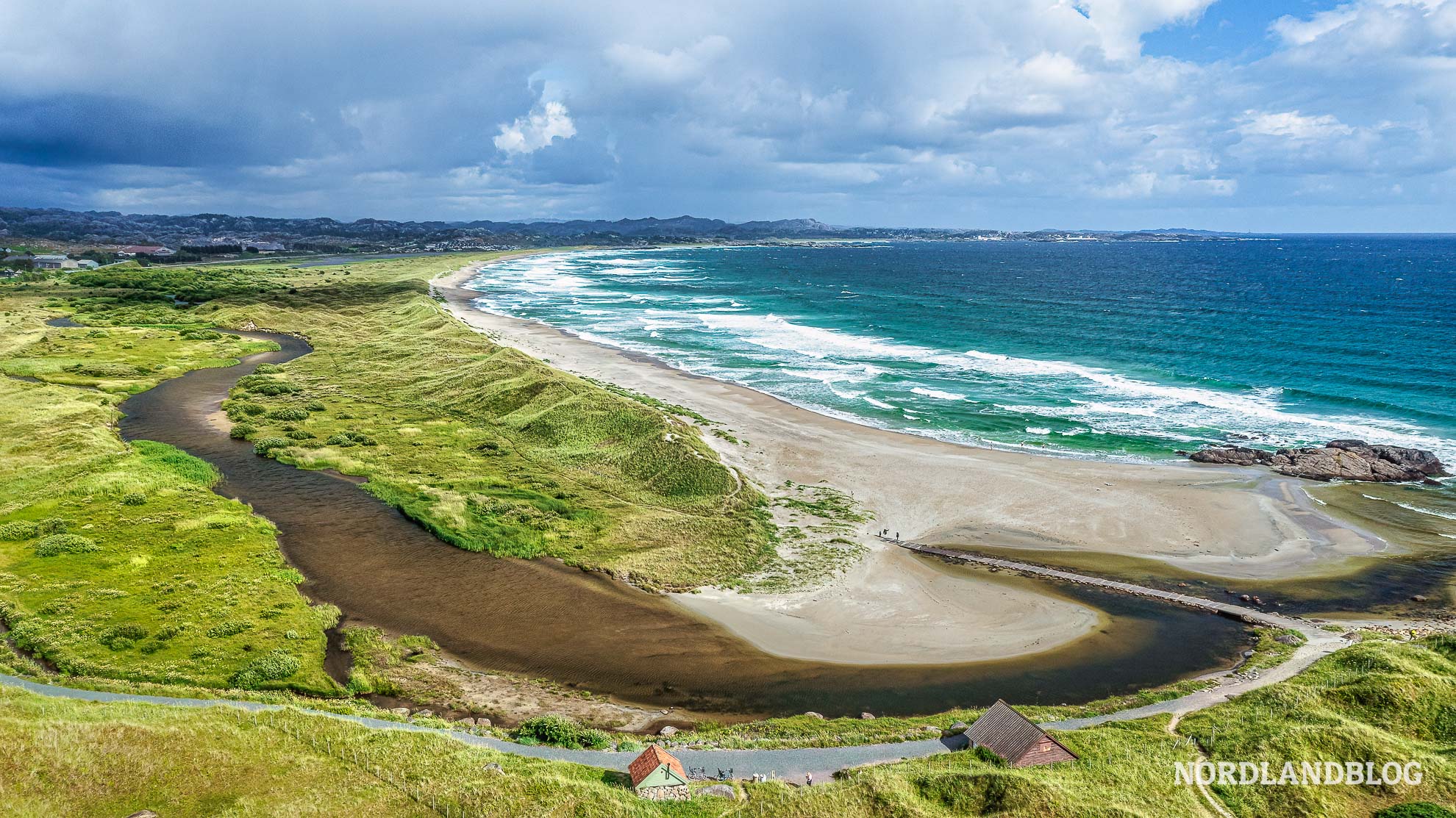 Brusand Strand Nordsjoevegen Nordseestrasse Nordsee Norwegen