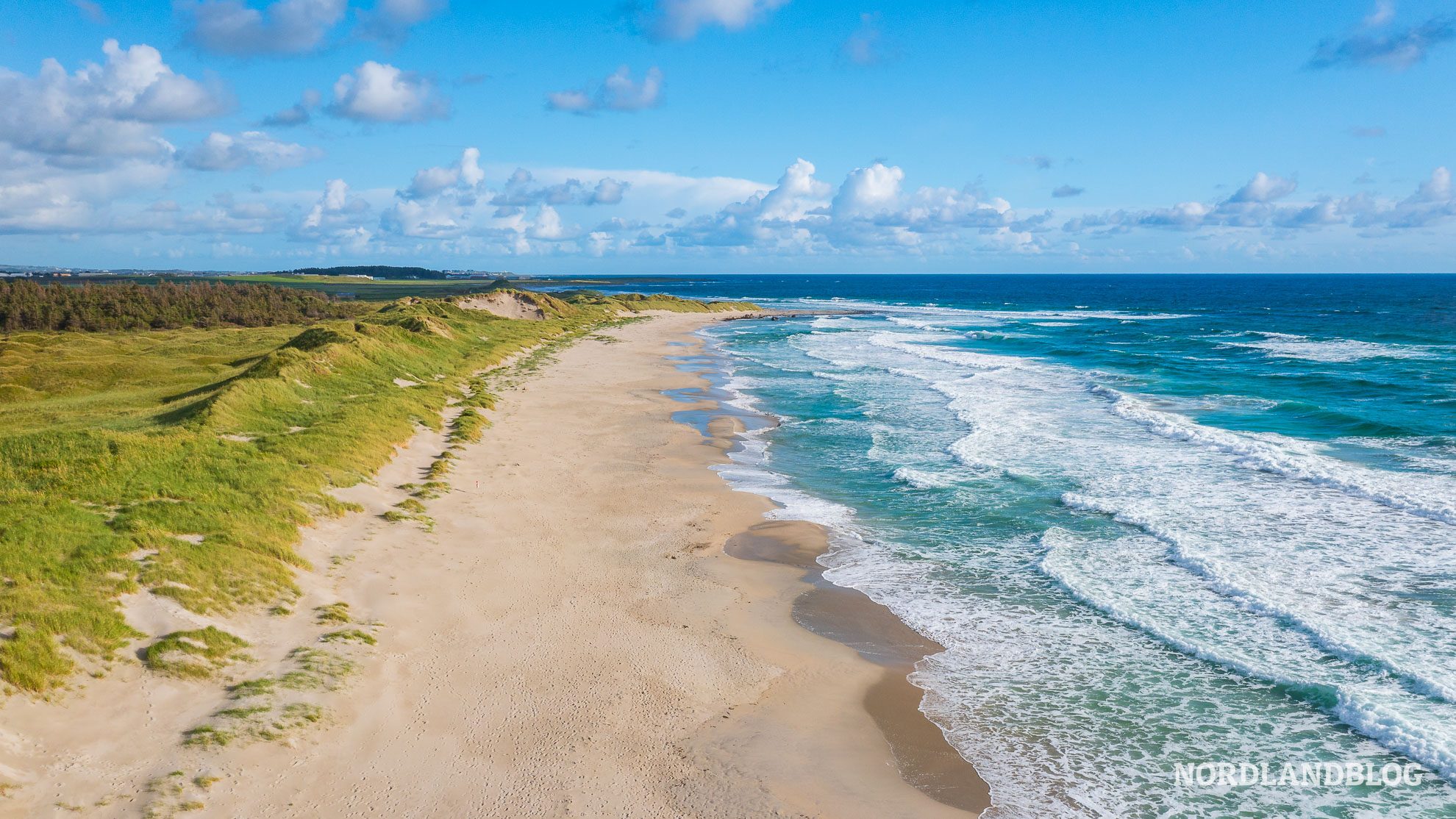 Jaeren Strand Nordseeroute Nordsjoevegen Suednorwegen