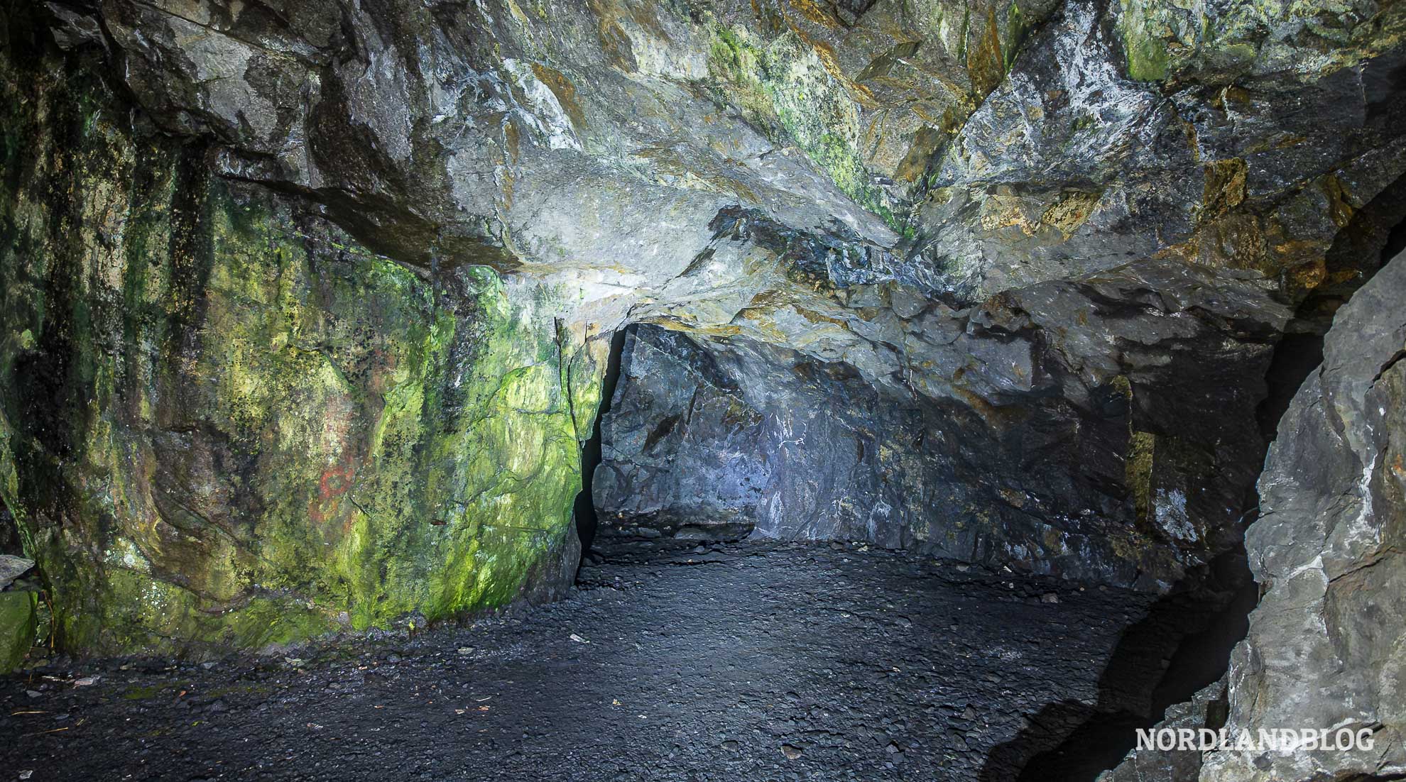 Grotten Bergwerk Geopark Norwegen