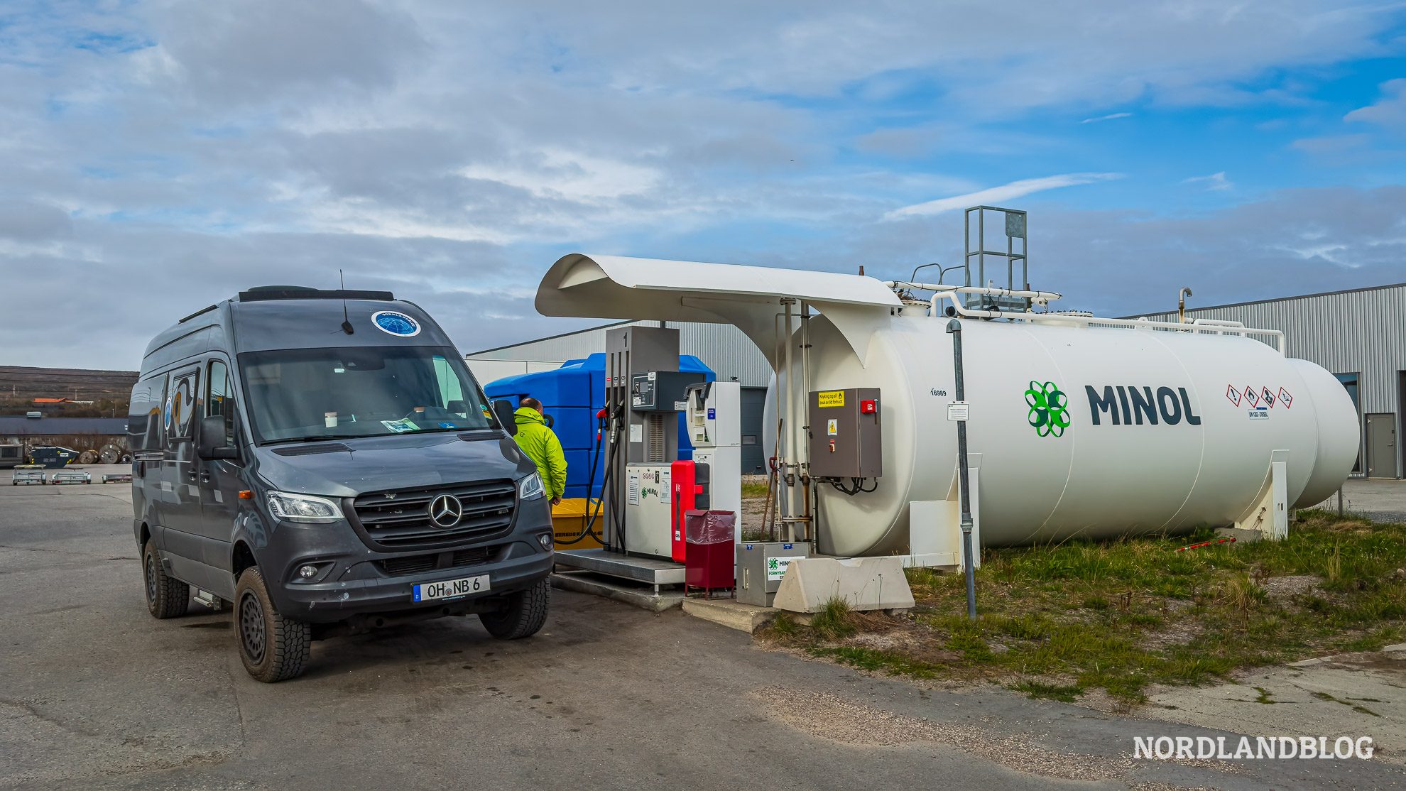Minol Diesel Tankstelle Tanken in Norwegen