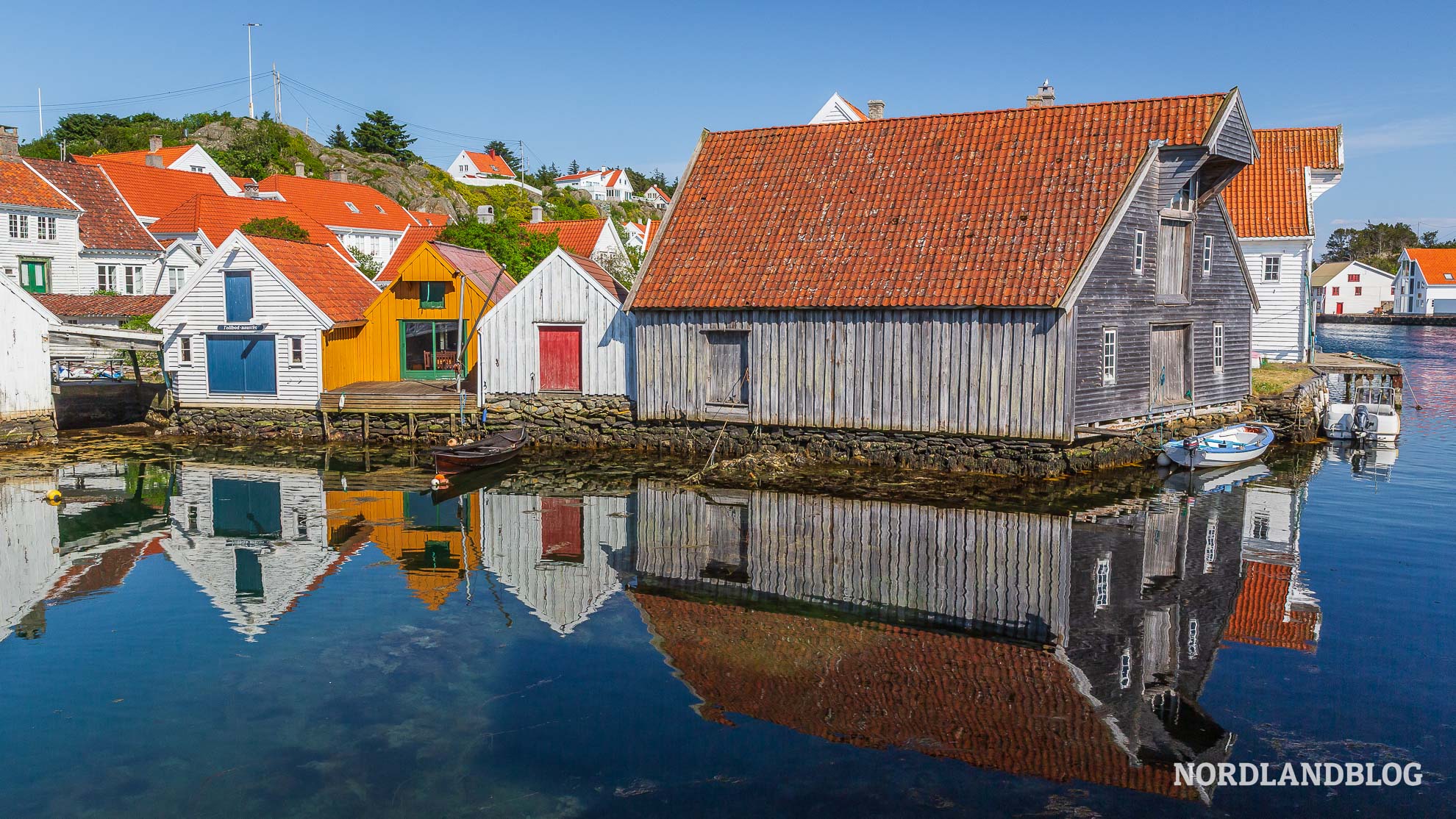 Skudeneshavn Fischerdorf Karmoy Suednorwegen Nordsjovegen Nordseekueste