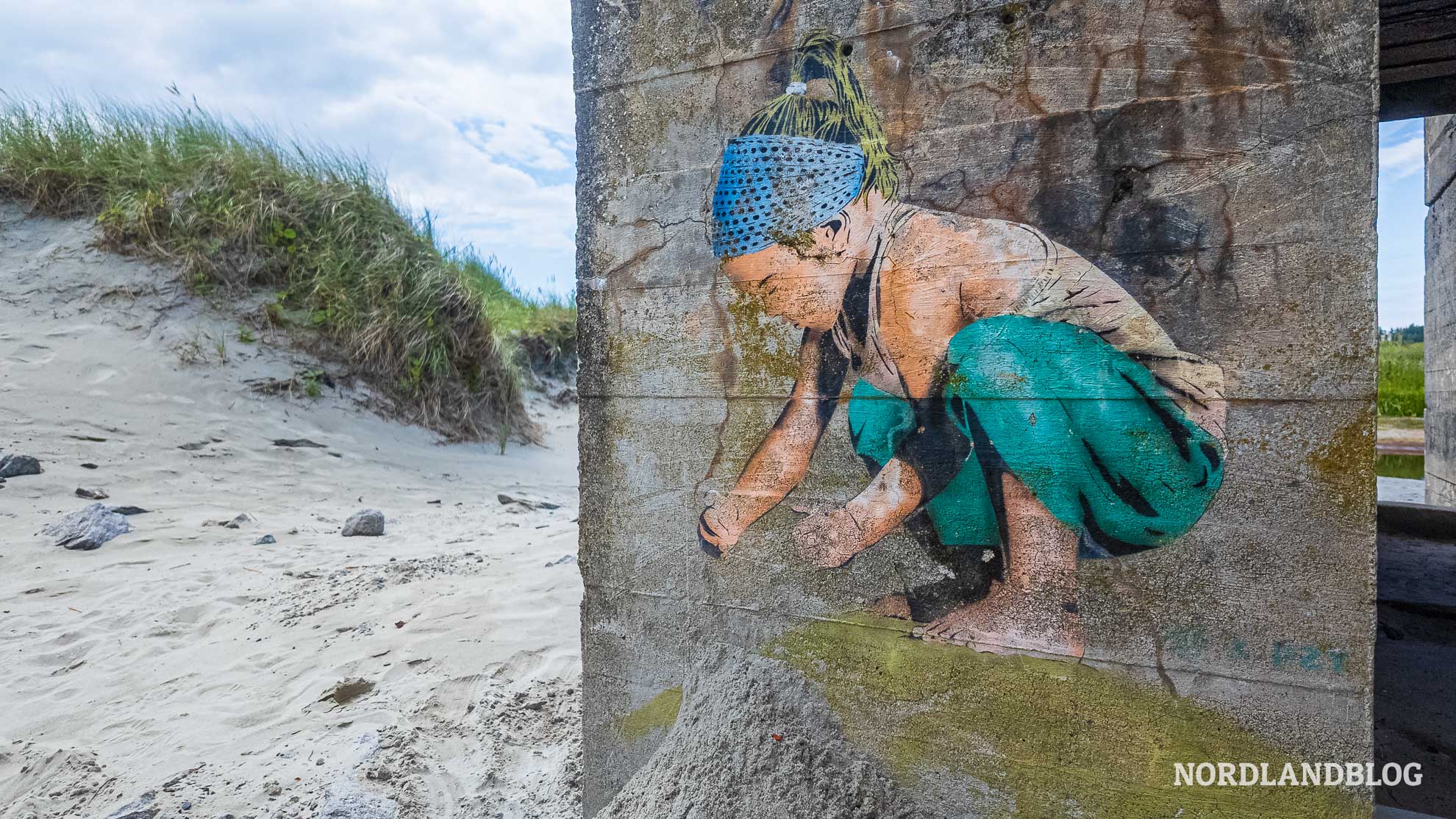 Streetart Sola Strand Stavanger Nordseeroute Norwegen Suednorwegen