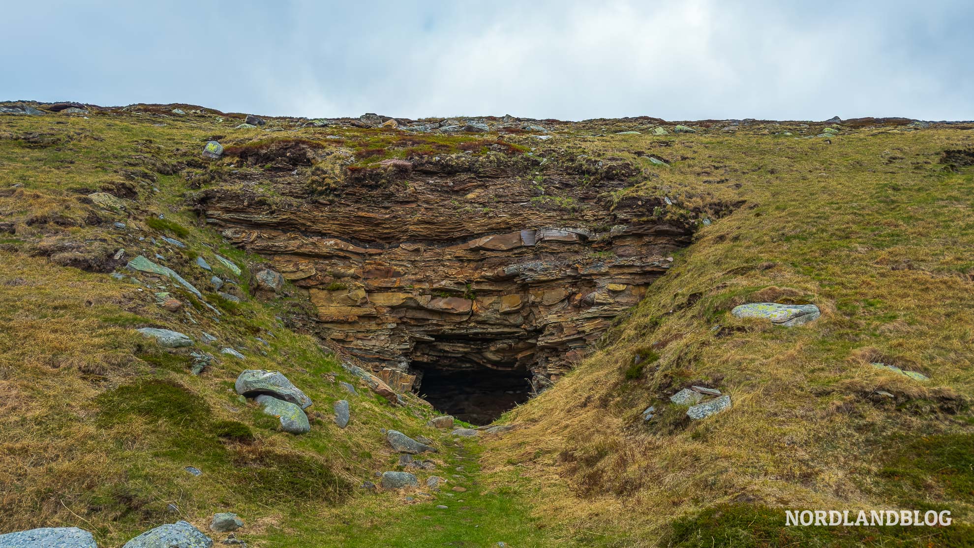 Stellung Bunker Insel Ekkeroya Finnmark Nordnorwegen