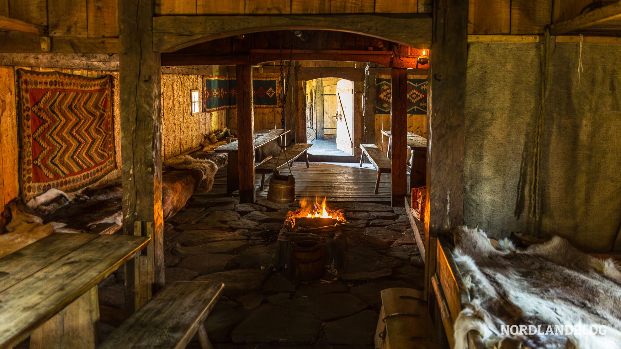 Langhaus Wikingerdorf Avaldsnes Karmøy Suednorwegen Nordseeroute