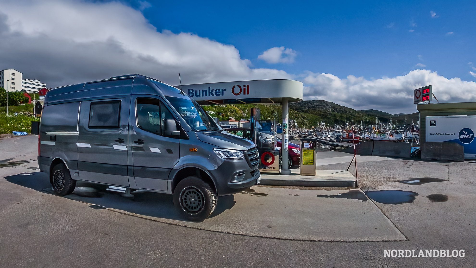 Bunker Oil Automat Hammerfest Tanken in Norwegen