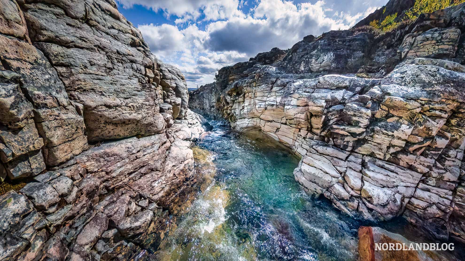 Canyon Lakselv Finnmark Norwegen