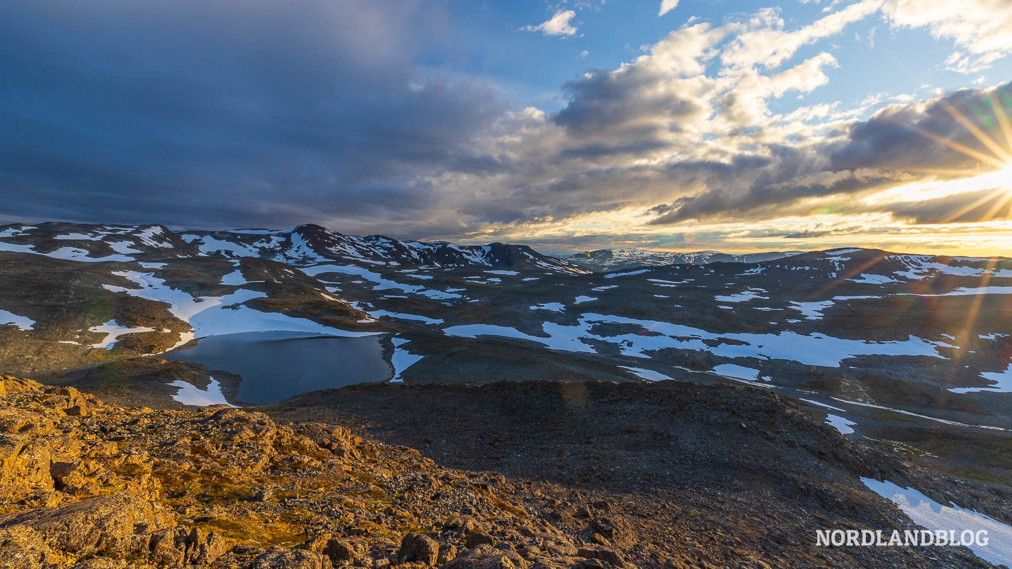 Aussicht Wanderung Haldde Haldetoppen Nordlichtobservatorium Alta Norwegen Finnmark