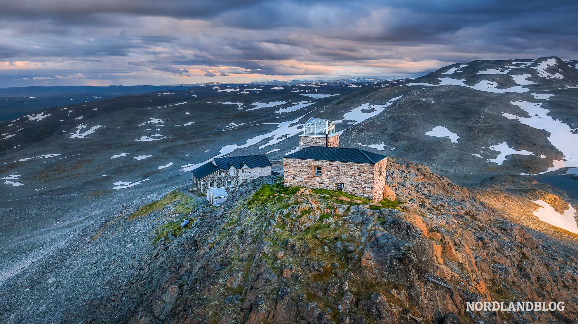 Gipfel Haldde Haldetoppen Nordlichtobservatorium Alta Norwegen Finnmark