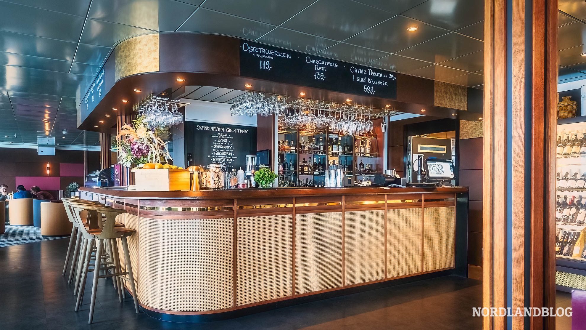 Bar Nordic Pearl Überfahrt Kopenhagen Oslo Fähre