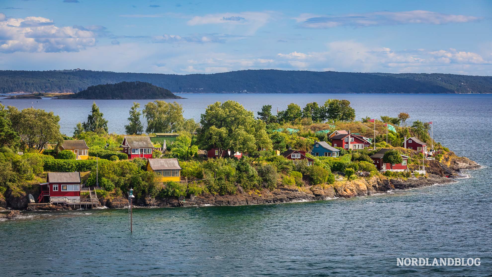 Insel im Oslofjord, Faehre Kopenhagen Oslo