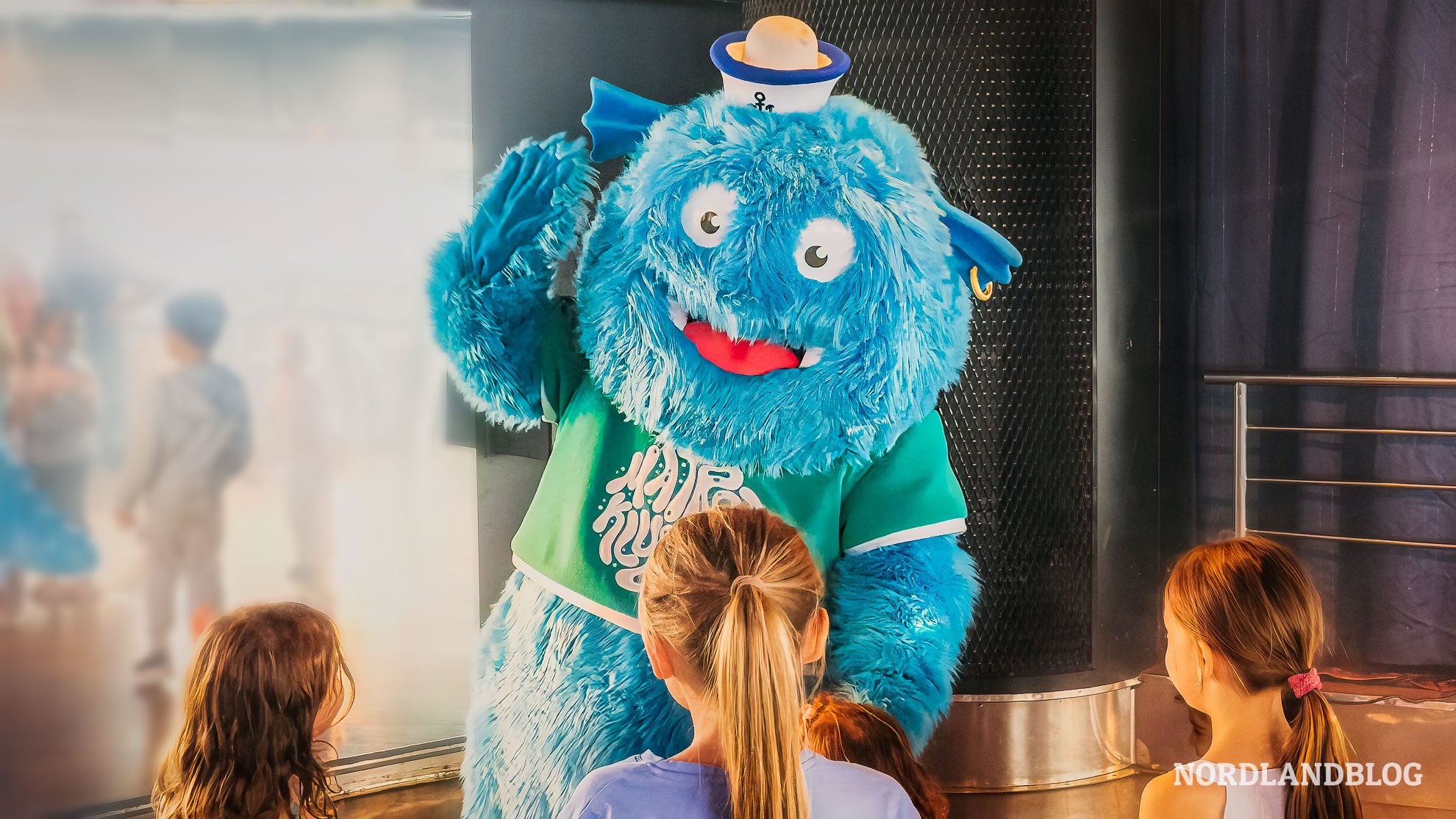 Kinderanimation Maskottchen Go Nordic Cruiseline Faehre Kopenhagen Oslo