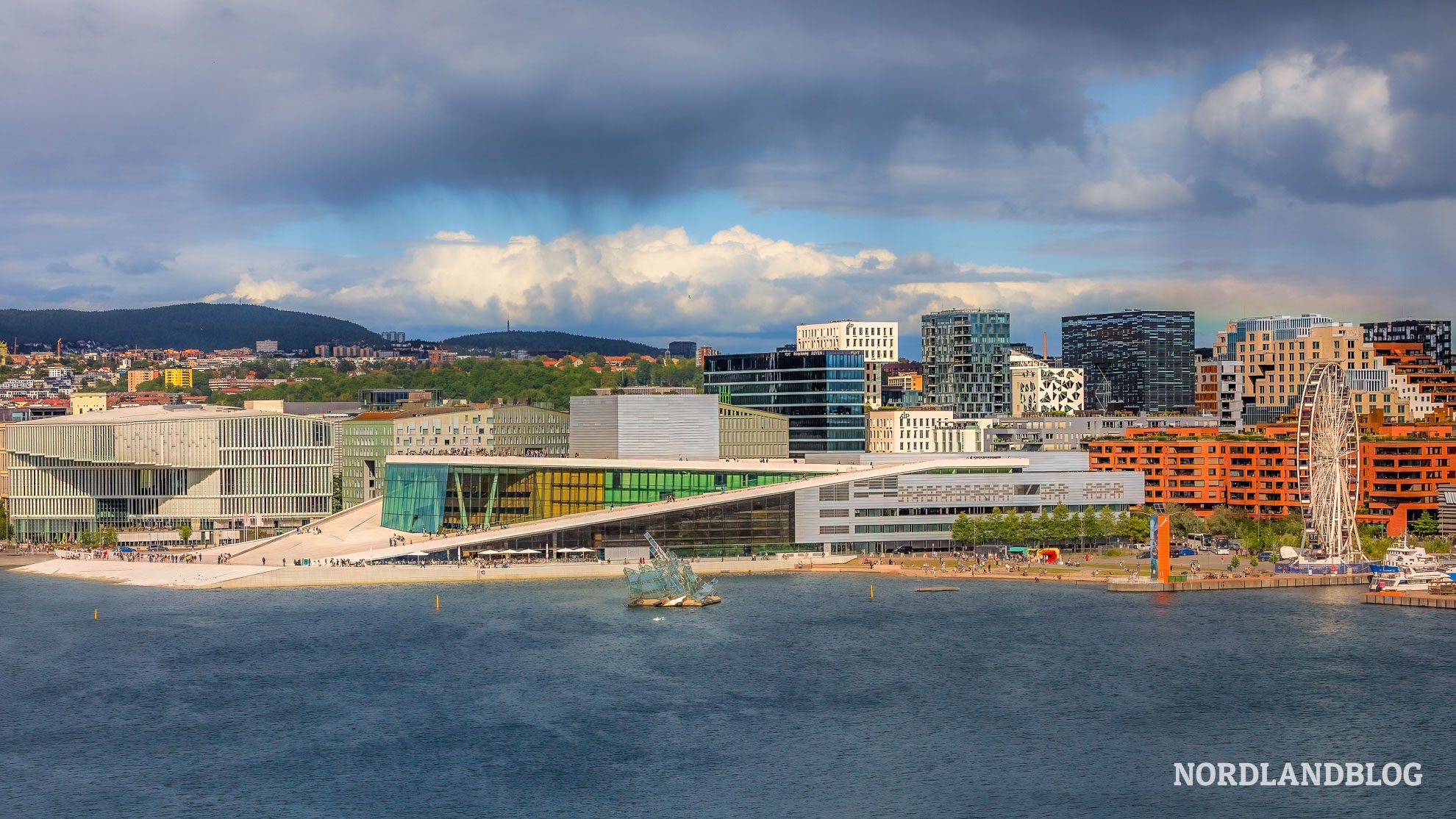 Skyline Oslo Faehre Kopenhagen Oslo