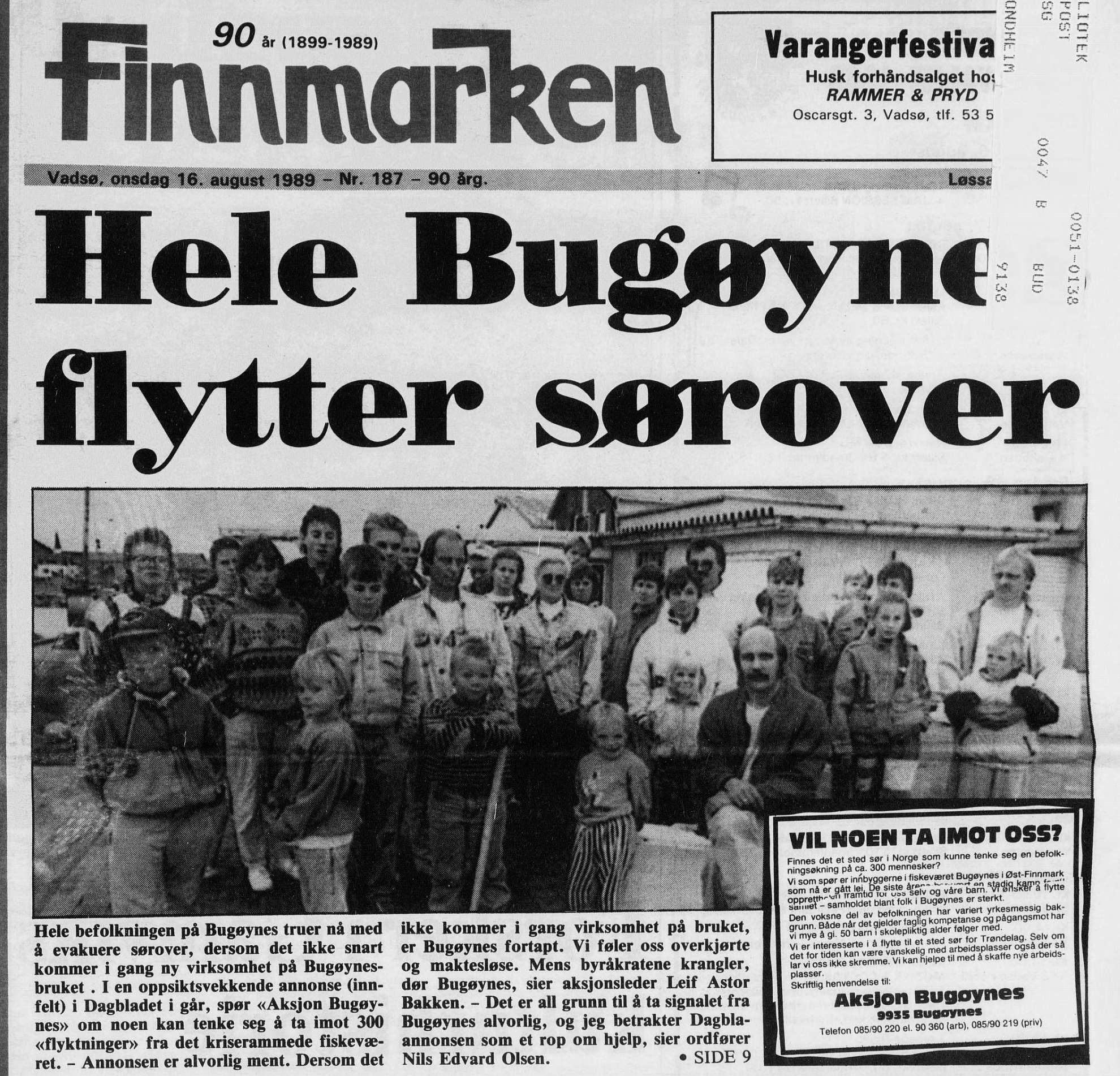 Ausschnitt Finnmarken Norwegen