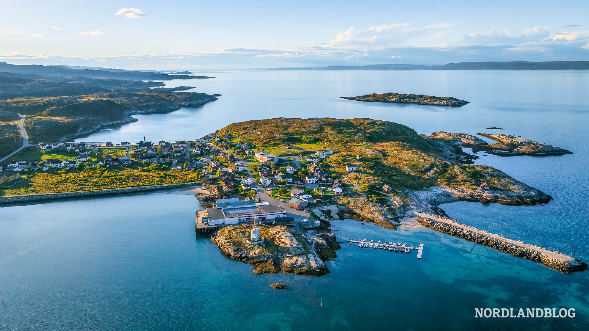 Drohne Bugoynes Finnmark Nordnorwegen