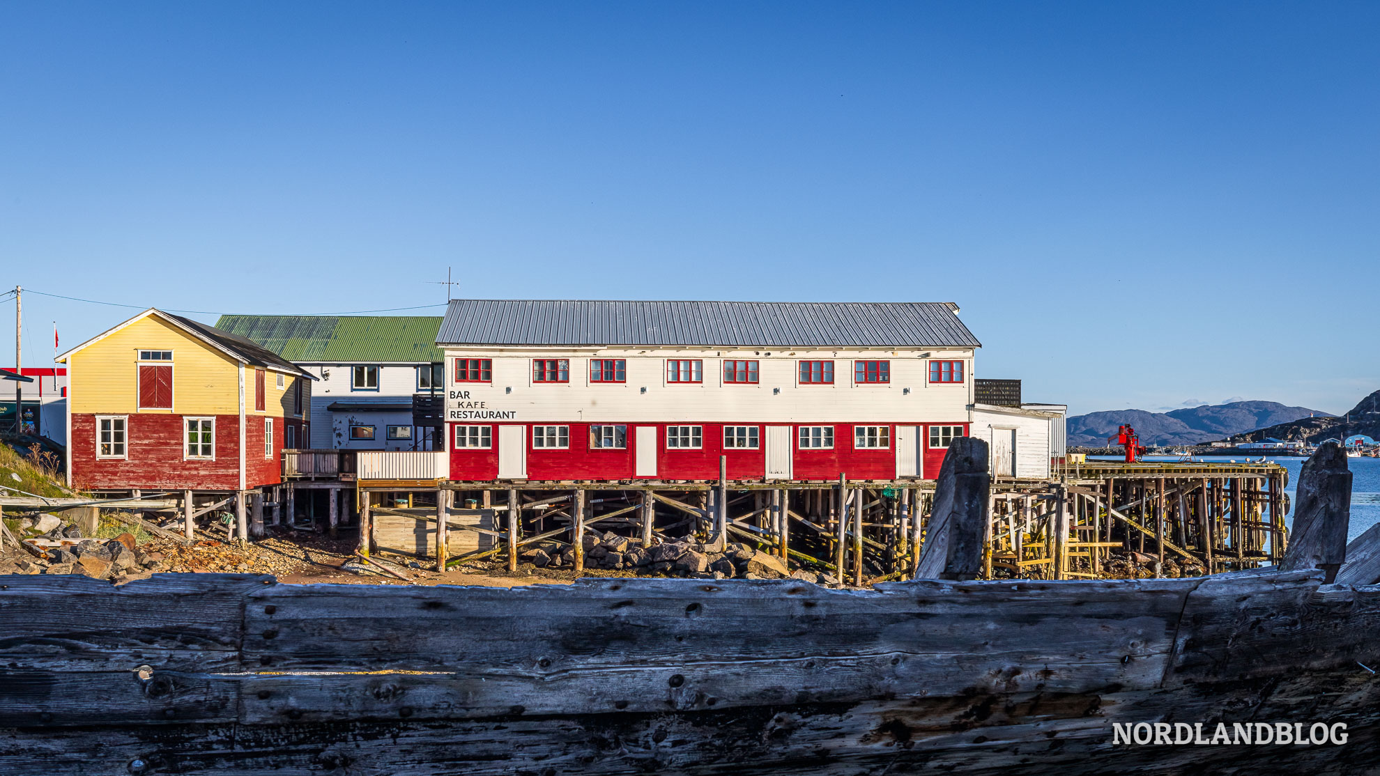 Restaurant Bar Brücke Bugoynes Finnmark Nordnorwegen