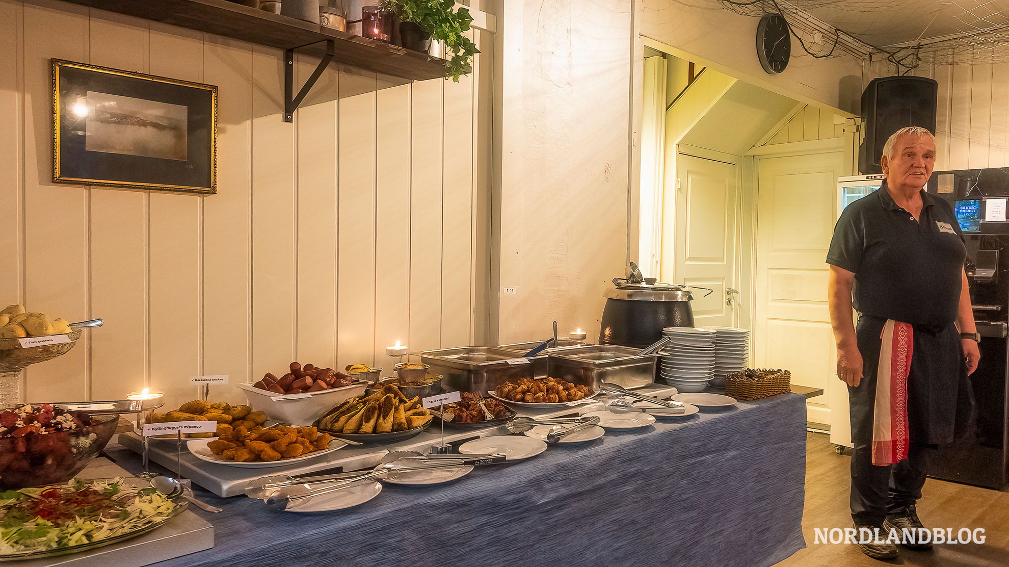 Tapasbuffet im Bistro Bugoynes (Finnmark) Nordnorwegen