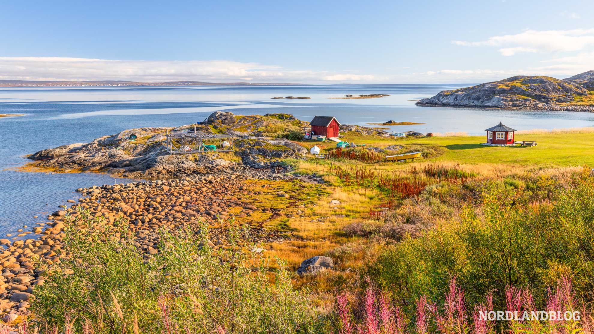 Weg nach Bugoynes Finnmark Nordnorwegen