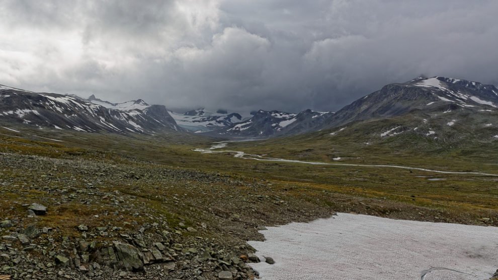 Bild von der endlosen Weite des Nationalparks Jotunheimen im wunderschönen Norwegen