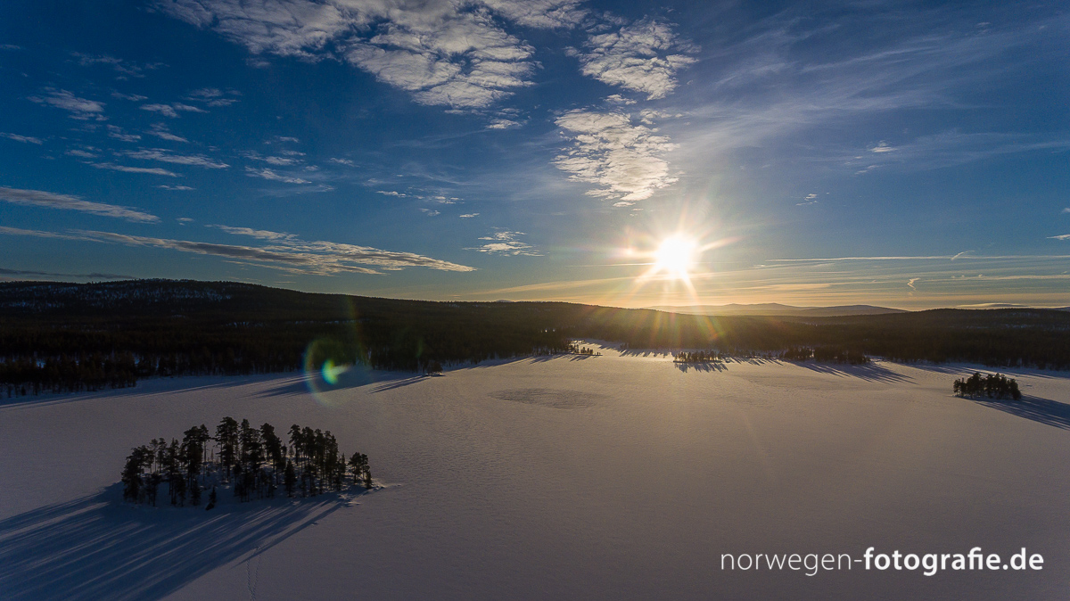Ein Photo, aufgenommen mit der Drohne von DJI. Das Modell Phantom 4 läßt sich sehr leicht fliegen.