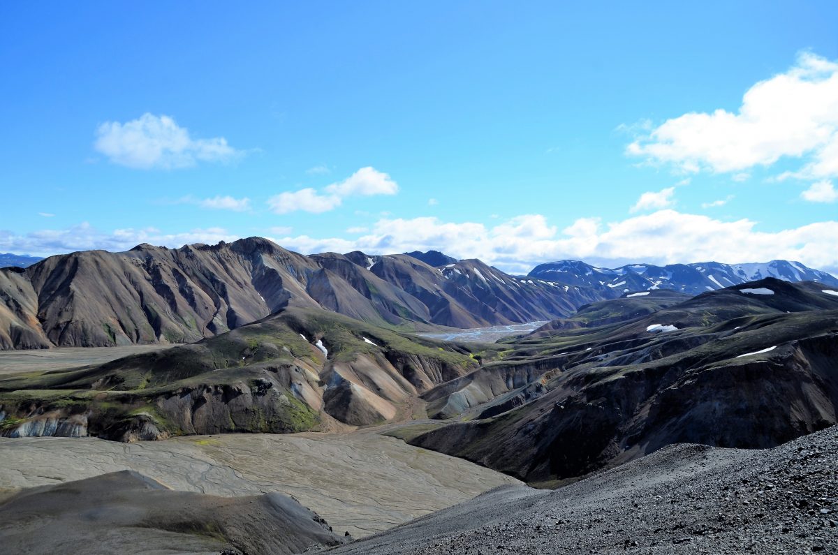 Ein tolles Panorama über das Hochland im Süden von Island