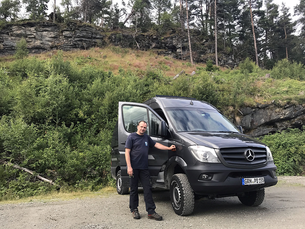 Unser Kastenwagen vom Nordlandblog in Norwegen