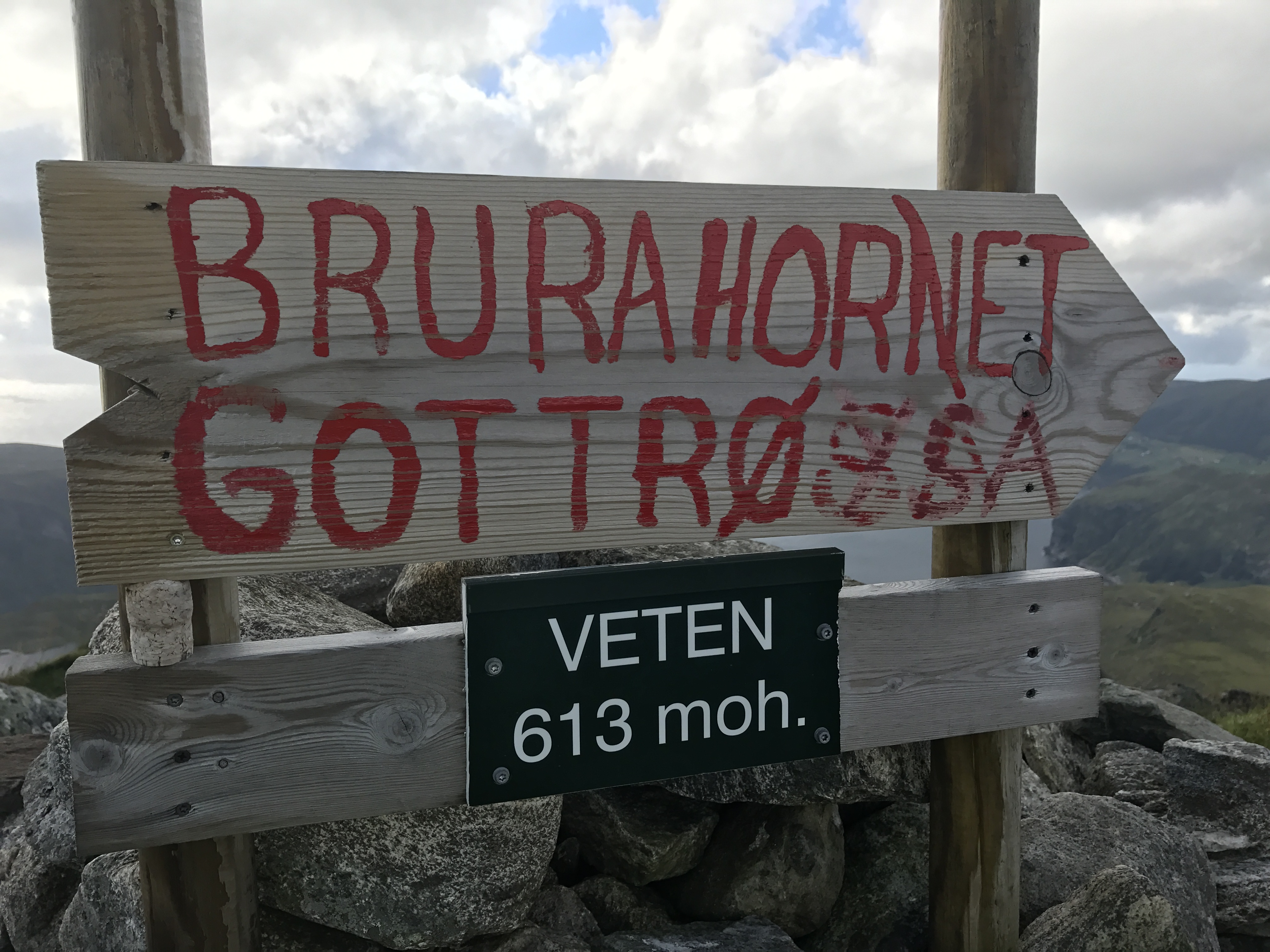Bild vom Gipfel des Veten an der Westküste in Norwegen Bild vom Gipfel des Veten an der Westküste in Norwegen