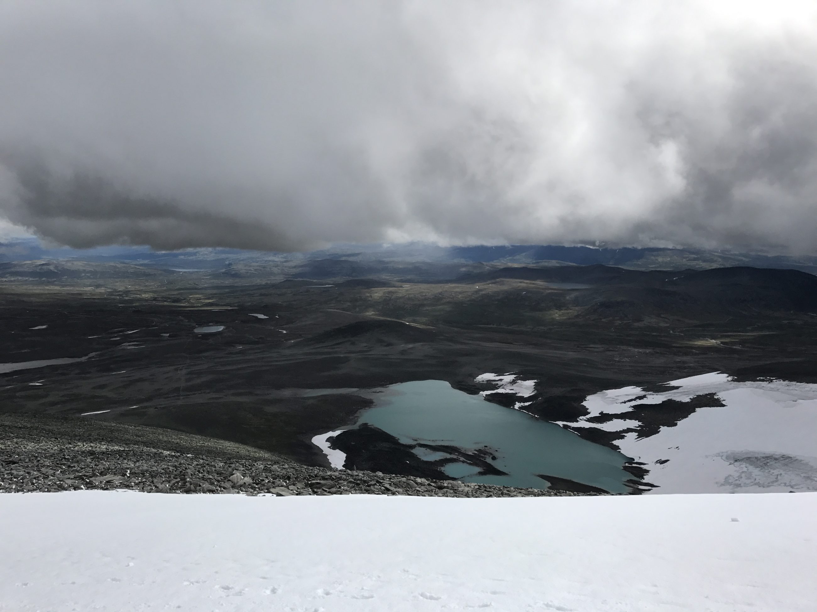 Bild vom Gipfel des Snøhetta Bild vom Gipfel des Snøhetta