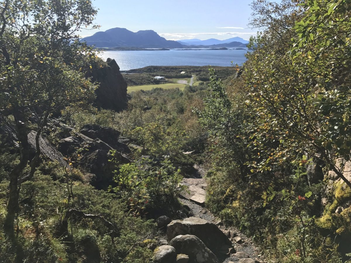 Blick vom Loch des Torghatten (Norwegen)