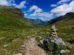Bild mit Blick auf den See Gjende im Jotunheimen (Norwegen)