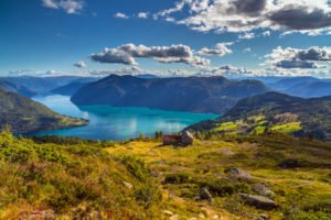Bild von Svarthiller auf den legendären Sognefjord