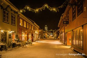 Bild von der Bergbaustadt Røros.