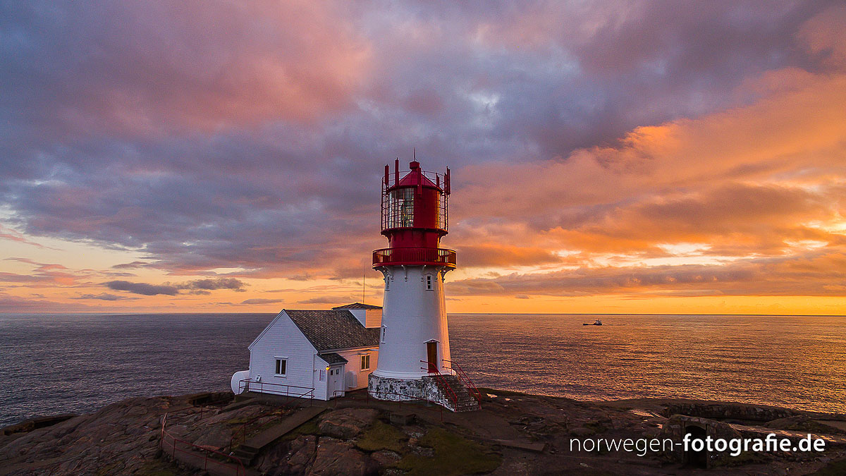 Norwegen Sehenswürdigkeit: Der Leuchtturm von Lindesnes am Südkap.