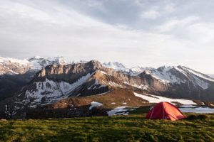 Zelt in den Bergen für das Jedermannsrecht in unserem Blog Norwegen Basics
