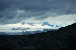Hier auf diesem Bild ist der gigantische Jostedalsbreen zu sehen. Einer der größten Gletscher in Europa.
